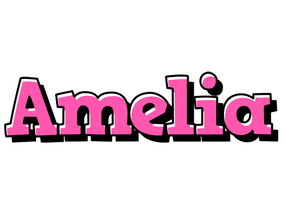 Amelia girlish logo