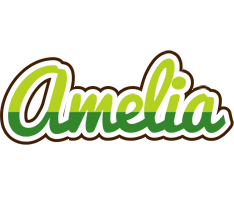 Amelia golfing logo