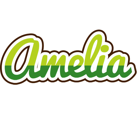 Amelia golfing logo
