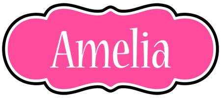 Amelia invitation logo