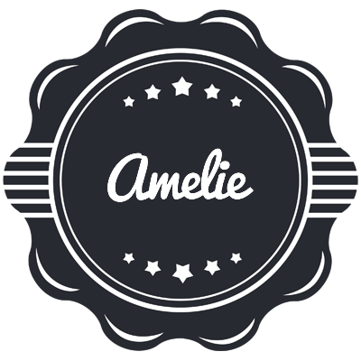 Amelie badge logo
