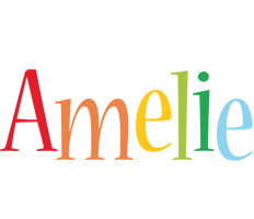 Amelie birthday logo