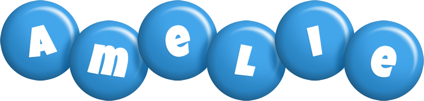 Amelie candy-blue logo
