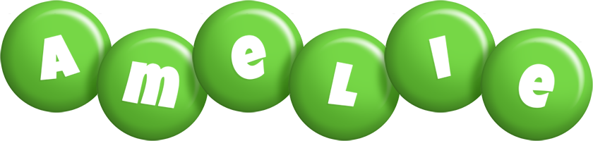 Amelie candy-green logo