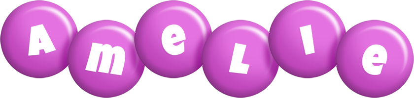 Amelie candy-purple logo