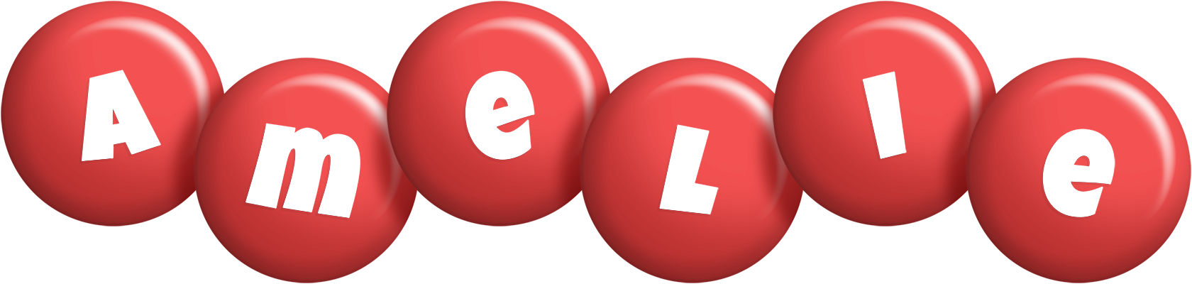 Amelie candy-red logo