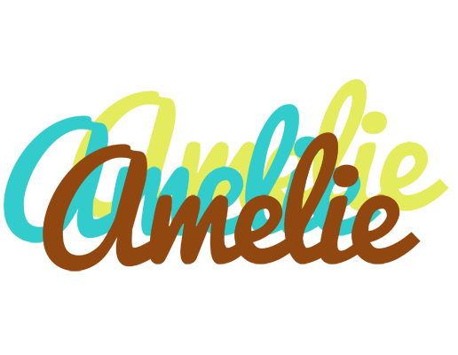 Amelie cupcake logo