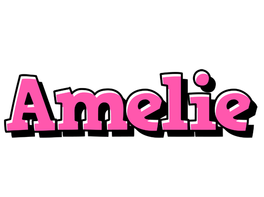 Amelie girlish logo