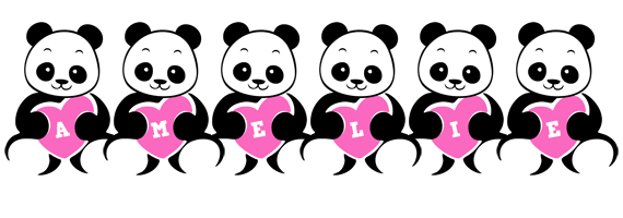 Amelie love-panda logo