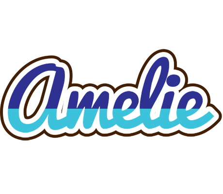 Amelie raining logo