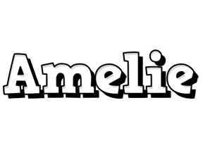 Amelie snowing logo
