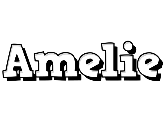 Amelie snowing logo