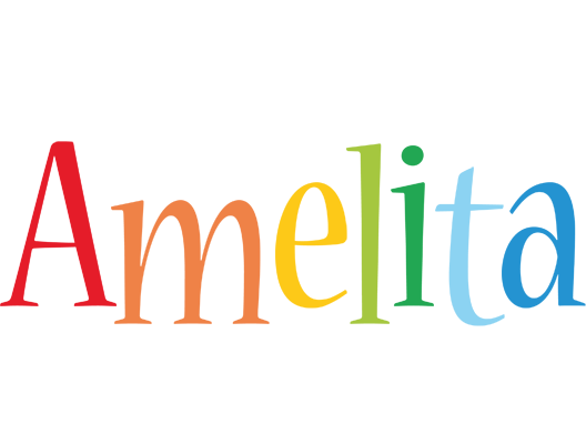 Amelita birthday logo