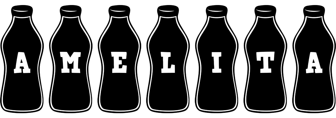 Amelita bottle logo