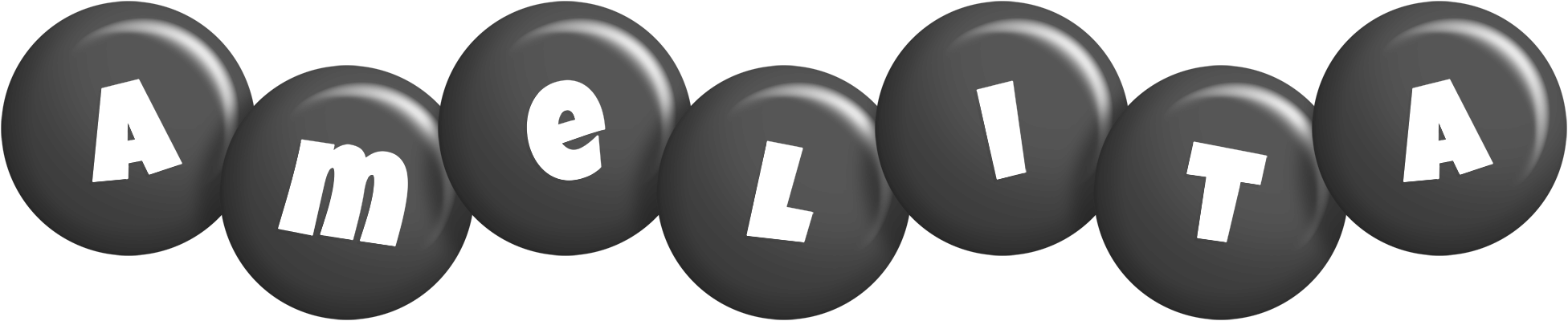 Amelita candy-black logo