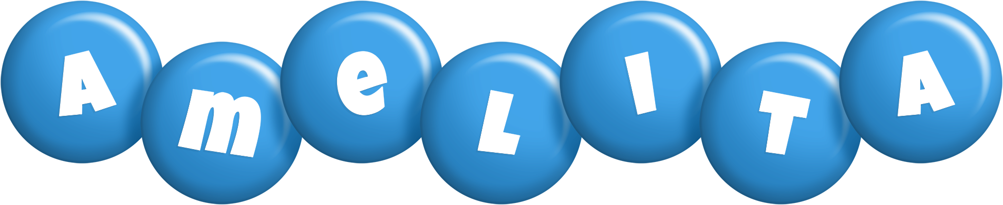 Amelita candy-blue logo