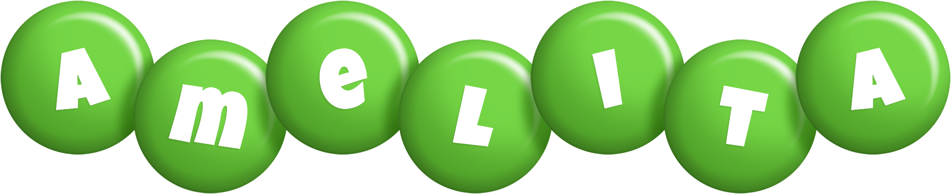 Amelita candy-green logo