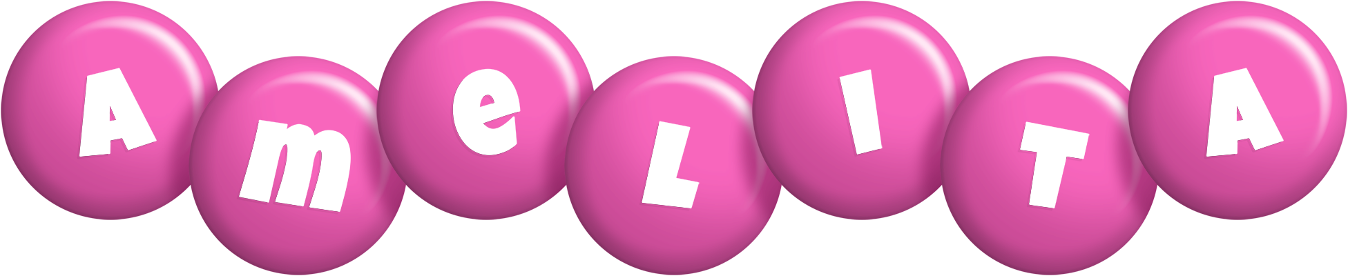 Amelita candy-pink logo