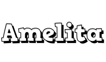 Amelita snowing logo