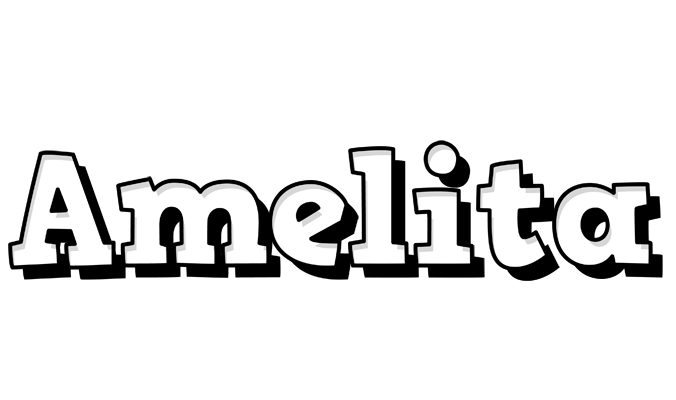 Amelita snowing logo