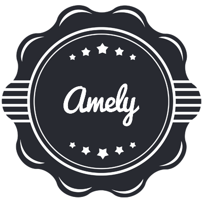 Amely badge logo