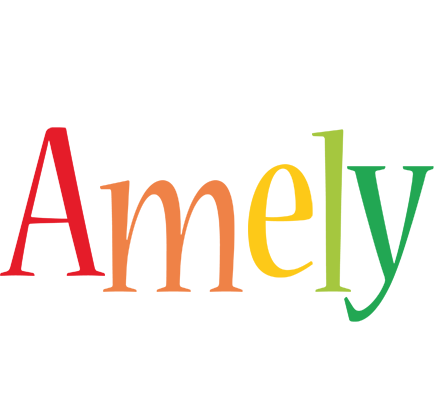 Amely birthday logo