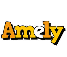 Amely cartoon logo