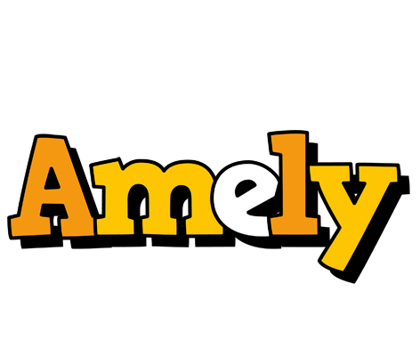 Amely cartoon logo