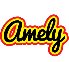 Amely flaming logo