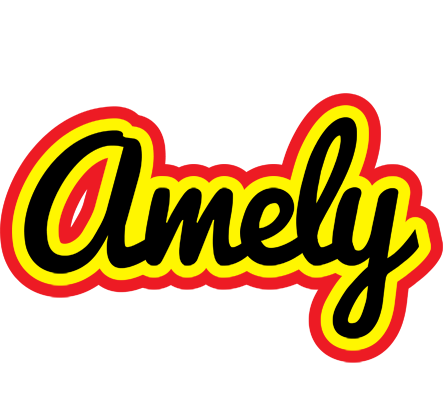 Amely flaming logo