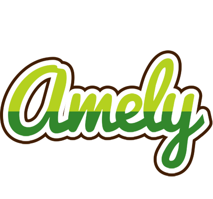 Amely golfing logo