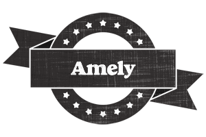 Amely grunge logo