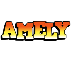 Amely sunset logo