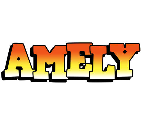Amely sunset logo