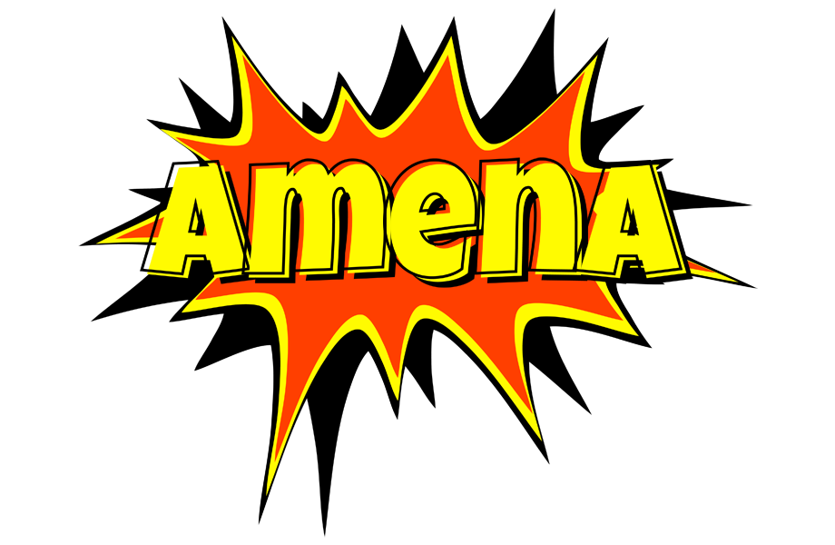 Amena bazinga logo