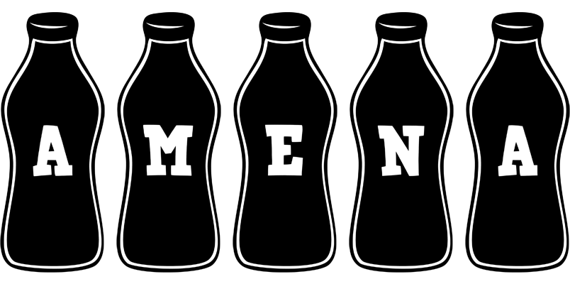 Amena bottle logo