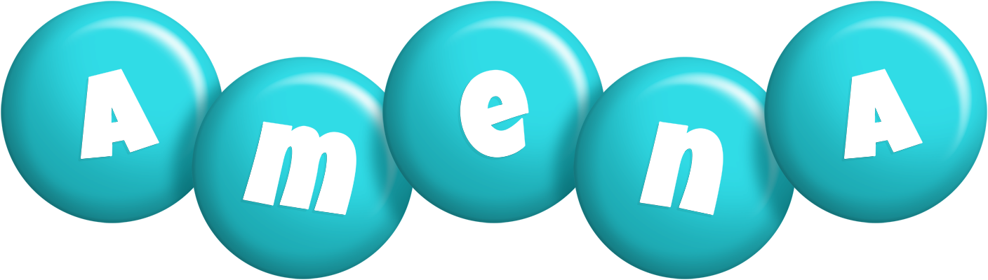Amena candy-azur logo