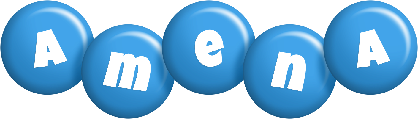 Amena candy-blue logo