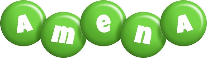 Amena candy-green logo