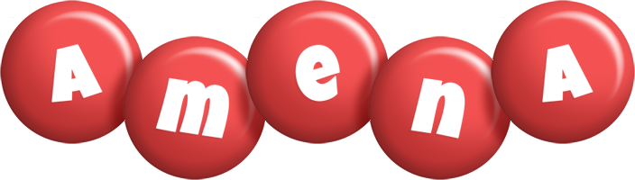 Amena candy-red logo