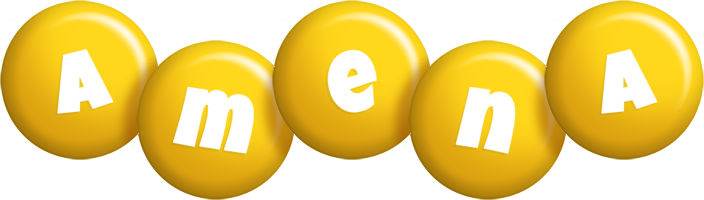 Amena candy-yellow logo