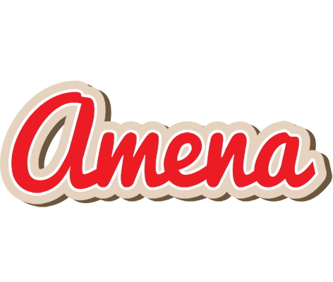Amena chocolate logo