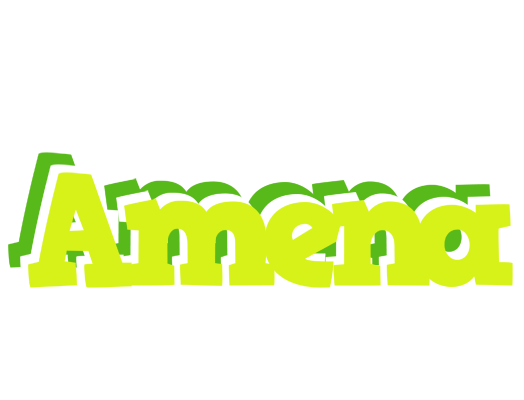 Amena citrus logo