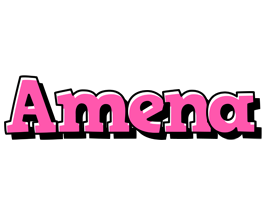Amena girlish logo