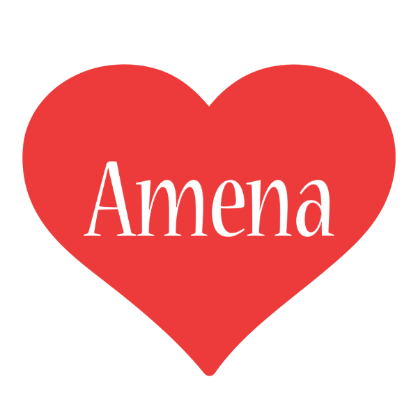 Amena love logo