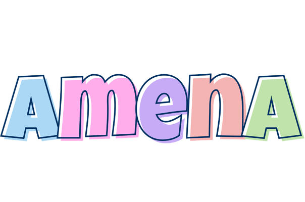 Amena pastel logo