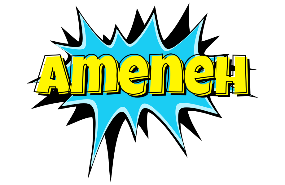 Ameneh amazing logo