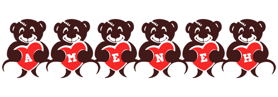 Ameneh bear logo