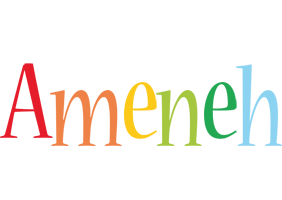 Ameneh birthday logo