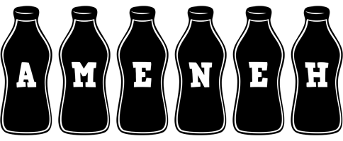 Ameneh bottle logo